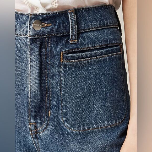 NWT J CREW High-rise flare jean in “Lexi Kay Wash” medium wash - Picture 4 of 8